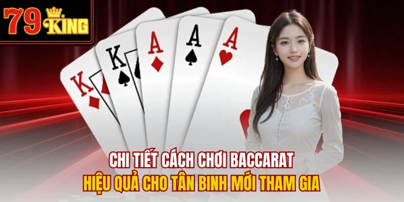Chi tiết cách chơi Baccarat hiệu quả cho tân binh mới tham gia